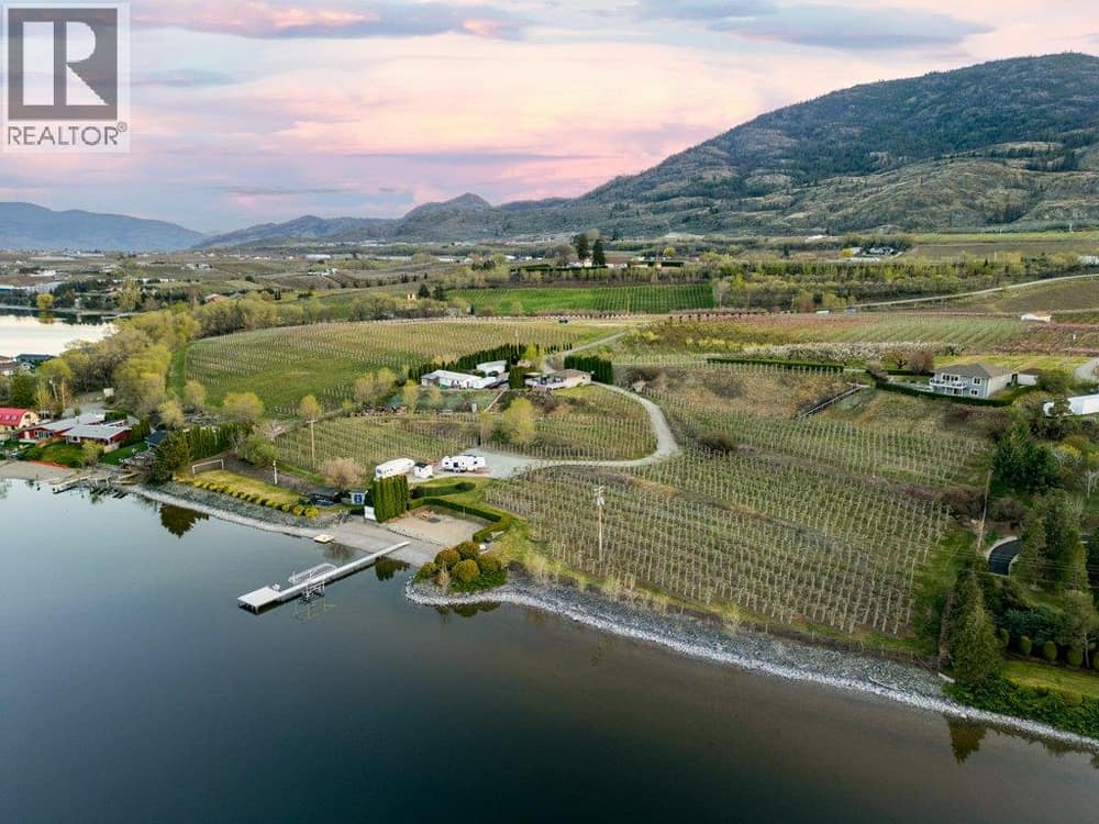 12.85 acres with 550+ feet of waterfront