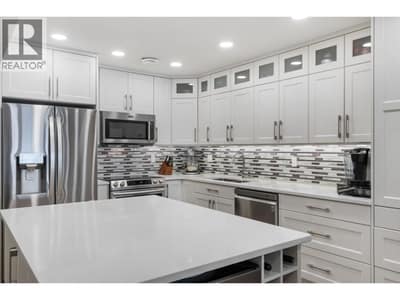 Kitchen Island with wine bar and storage