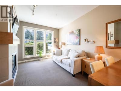 Living room  with gas fire place