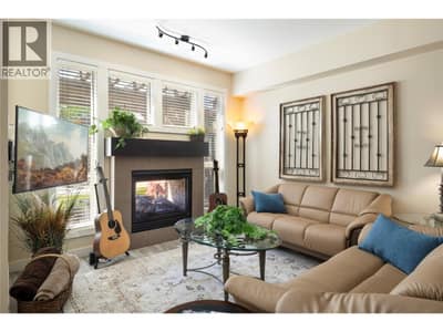 Living Room with 2 sided fireplace