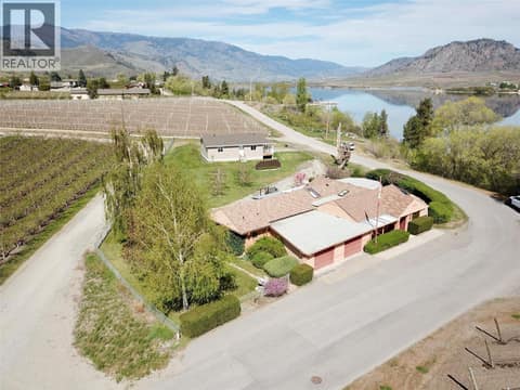 Drone picture of property at 15230 89th Street, Osoyoos Rural