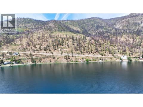 Aerial view expansive water frontage at 2181 Westside Road N, Westside Road, Kelowna