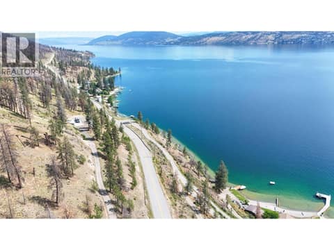 Aerial view of Browse Road entrance at 2181 Westside Road N, Westside Road, Kelowna