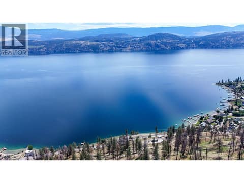 Aerial view towards McKinley Beach at 2181 Westside Road N, Westside Road, Kelowna