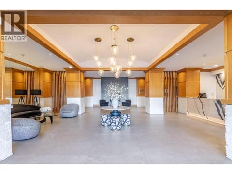 Bright resort gathering space with contemporary seating. at 15 PARK Place Unit# 209, Osoyoos