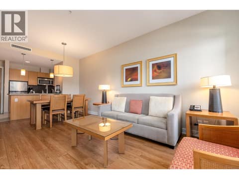 Living room looking toward the dining area and kitchen. at 15 PARK Place Unit# 209, Osoyoos