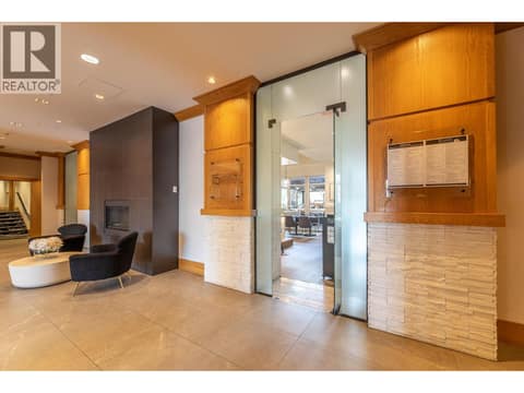 Watermark Beach Resort lobby and reception area. at 15 PARK Place Unit# 209, Osoyoos