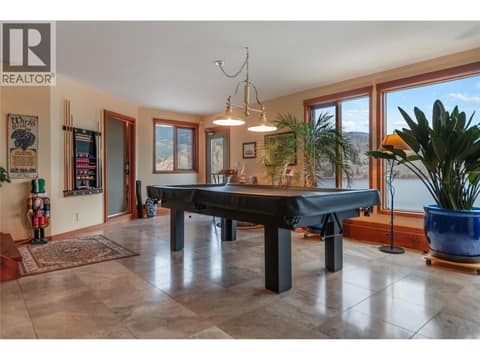 Games Room at 264 EASTSIDE Road, Eastside/Lkshr Hi/Skaha Est, Okanagan Falls