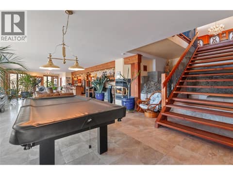 Wide staircase at 264 EASTSIDE Road, Eastside/Lkshr Hi/Skaha Est, Okanagan Falls
