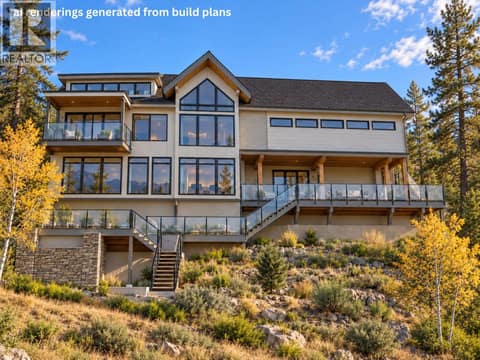 Lake side rendering - no trees at 4072 Finch Road, Lake Country South West, Kelowna