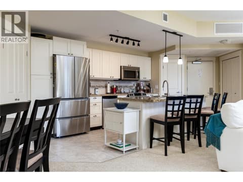 Relaxing kitchen with gorgeous view at 4205 Gellatly Road Unit# 231, Westbank Centre, West Kelowna